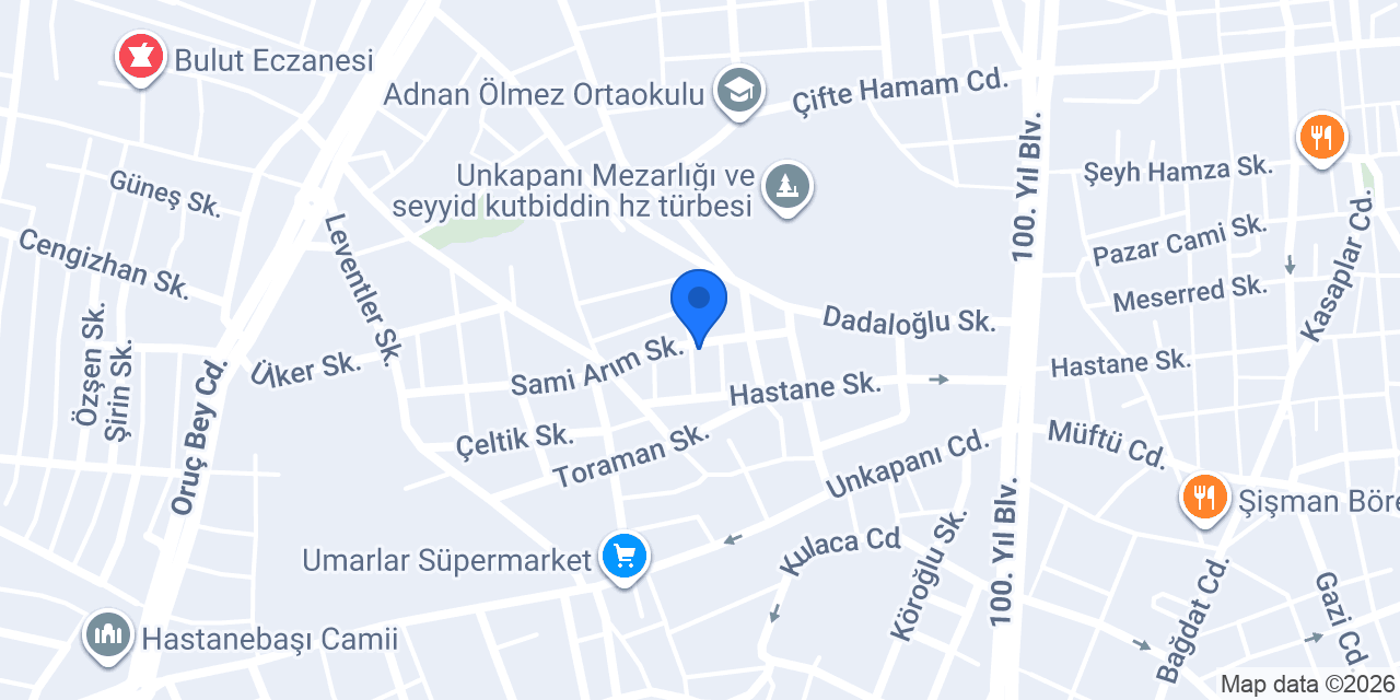 FERHAT OTOMOTİV konumu