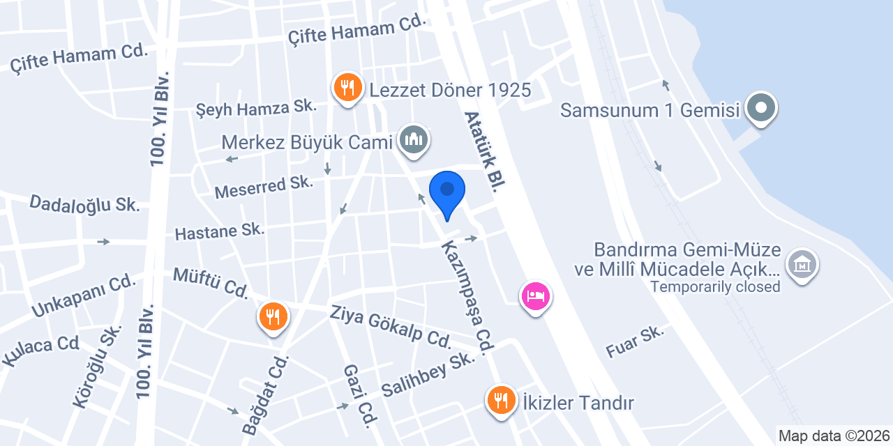 Yapı Kredi - Buğdaypazarı Şubesi konumu