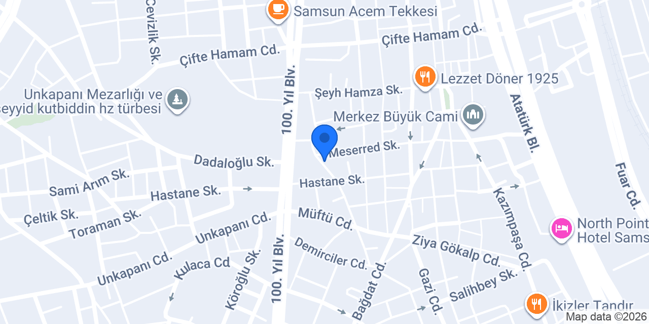 Arslan Tekstil konumu