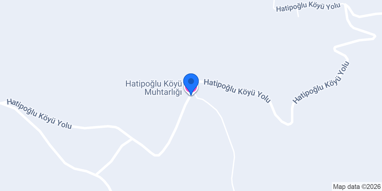 Hatipoğlu Köyü Muhtarlığı konumu