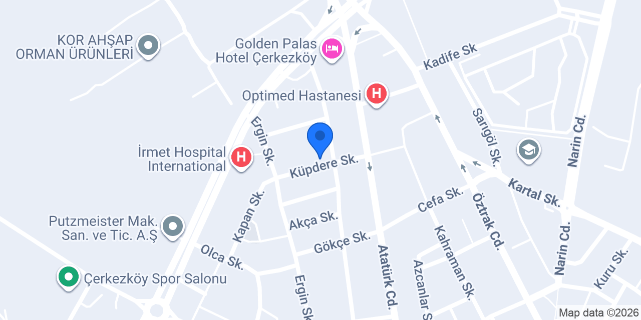 Piraye Veteriner Kliniği konumu