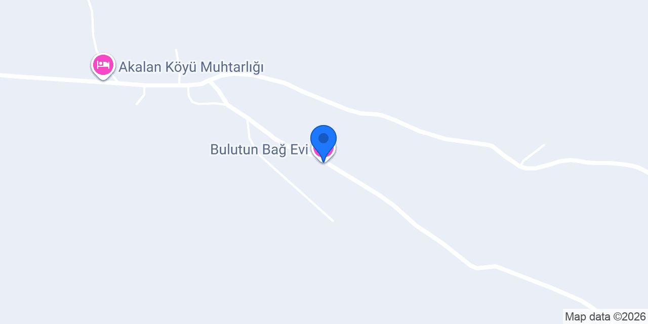 Bulutun Bağ Evi konumu