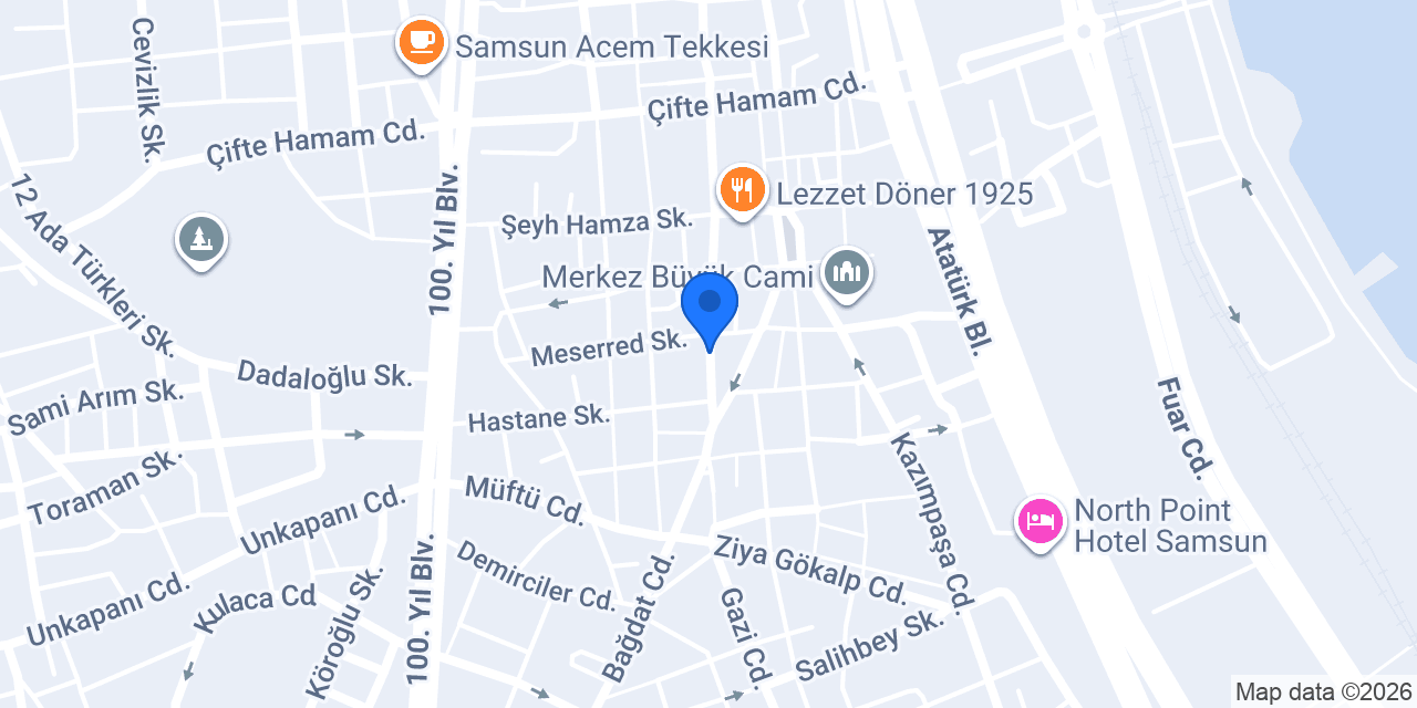 Sebat Elektrik konumu