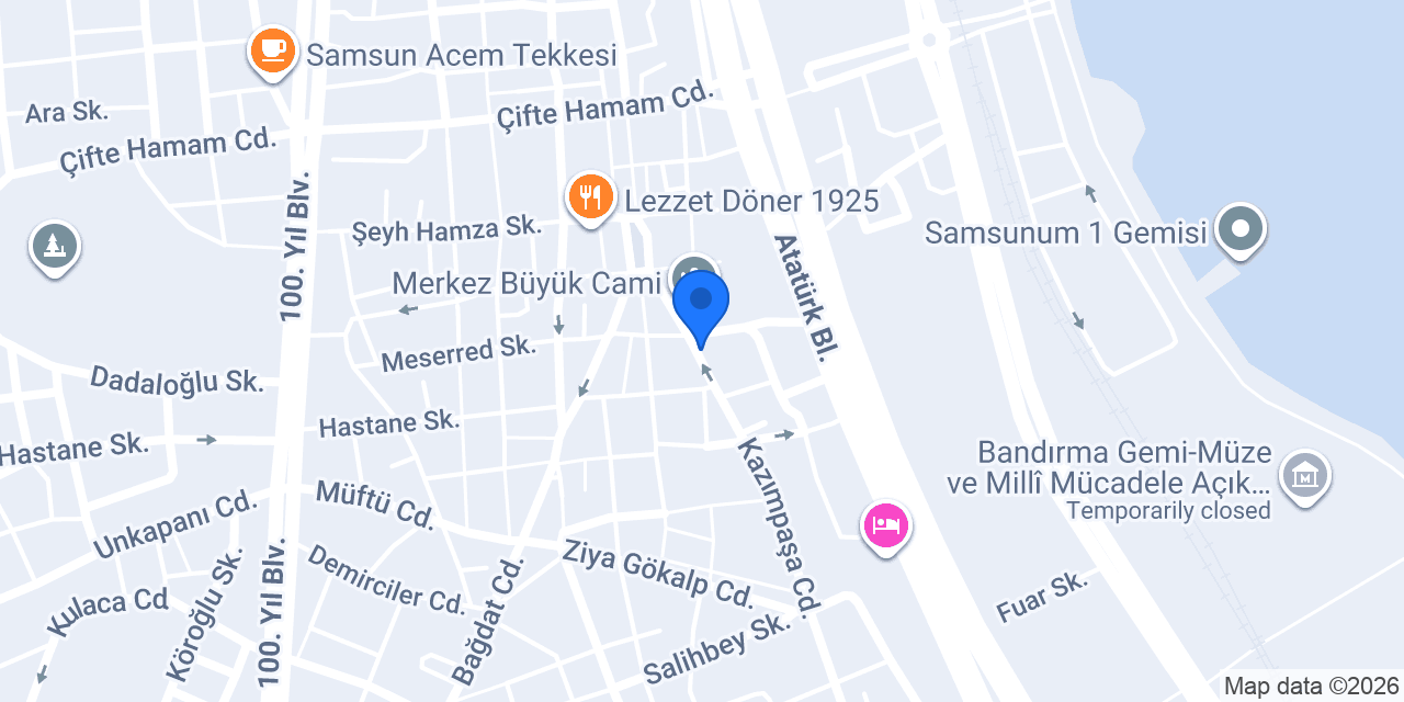 SAMSUN İLETİŞİM konumu