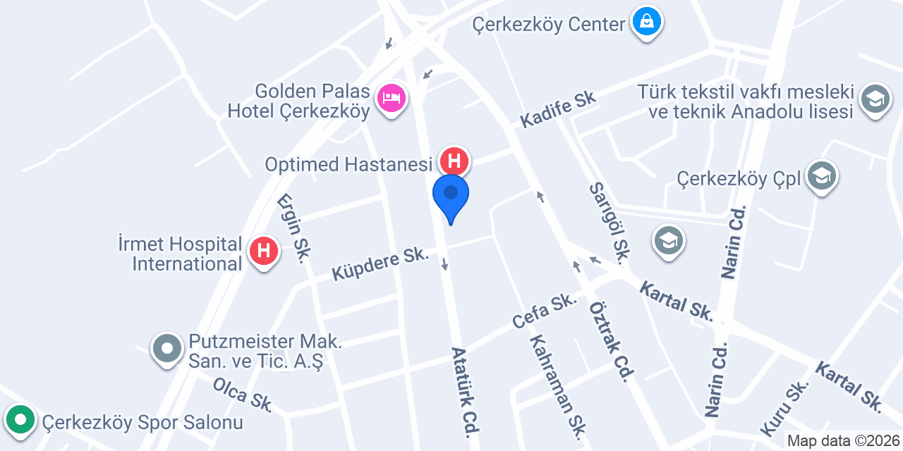 Vize Mobilya - Çerkezköy konumu