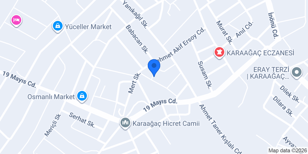 Dt. Şehrazat Yurttaş konumu