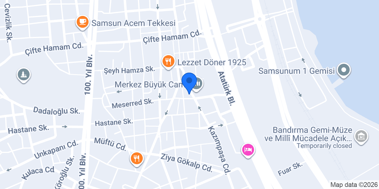 Vodafone Cep Merkezi konumu