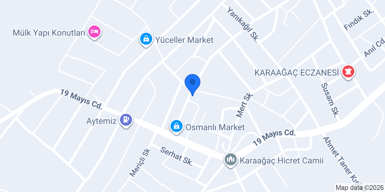 Defne Tur & Otomotiv konumu