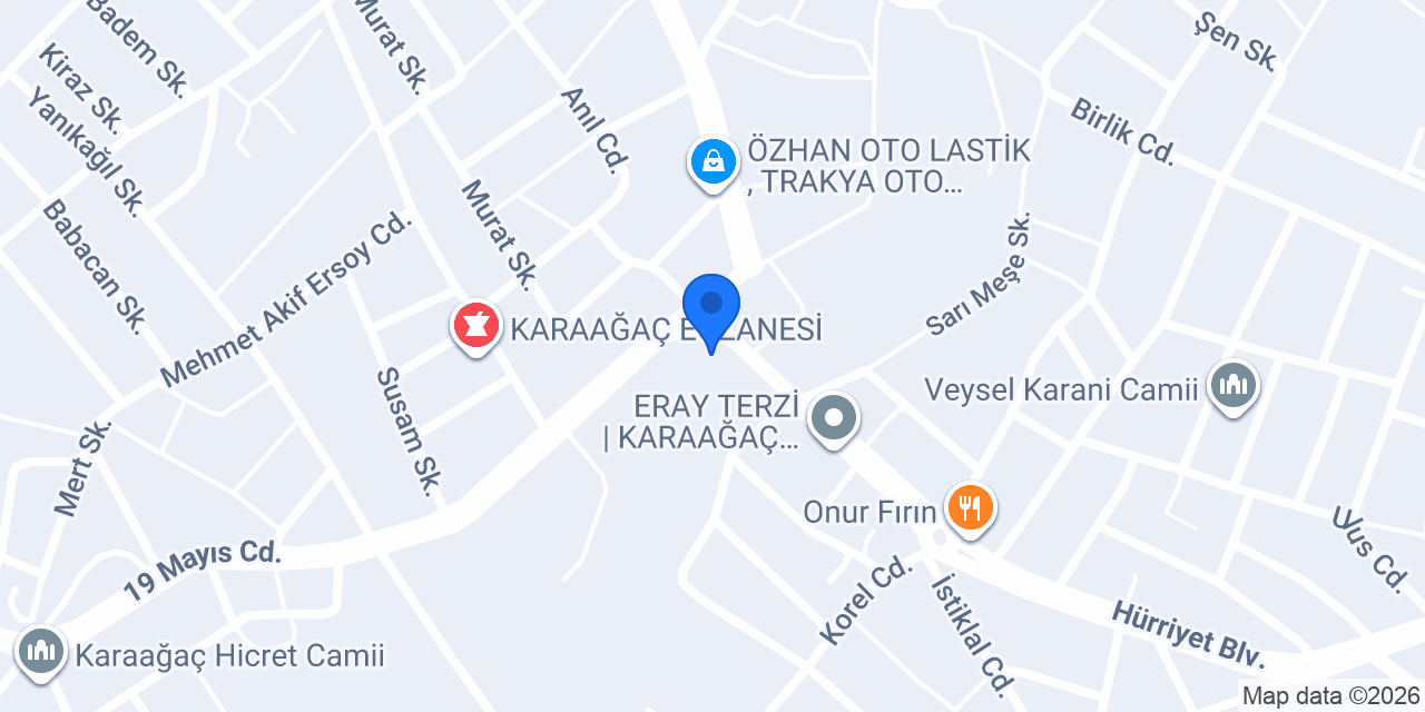 Öztrak Eczanesi konumu