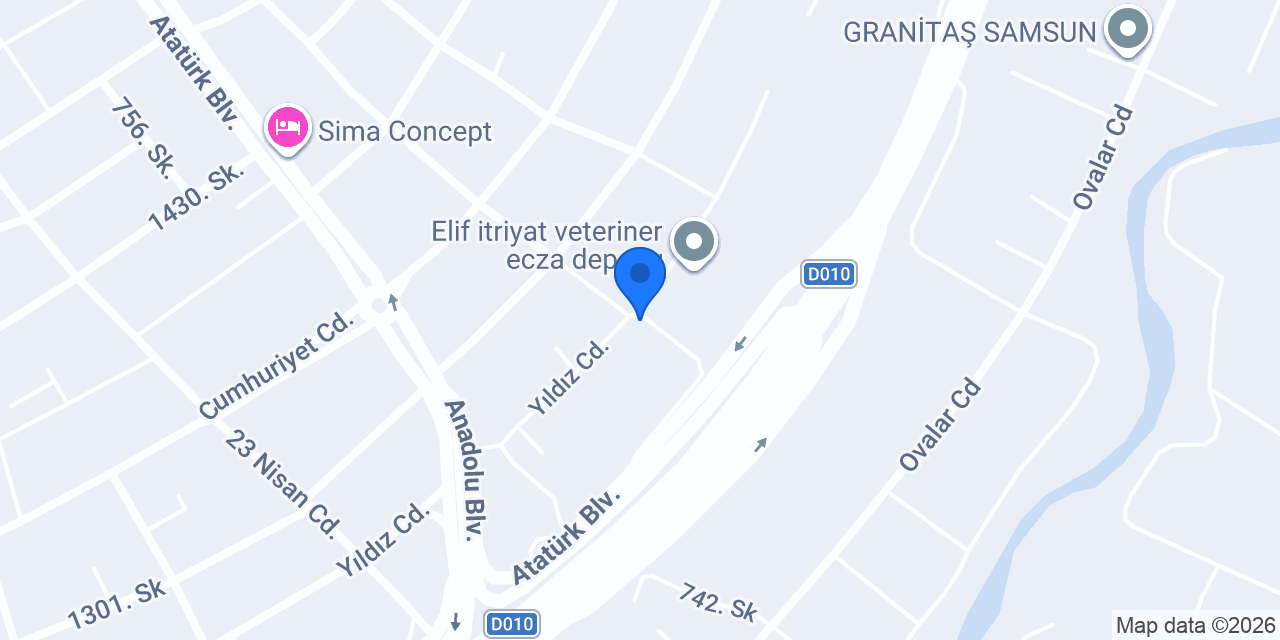 NE-MA Yapı - Albert Genau Samsun Yetkili Üretici Bayi konumu
