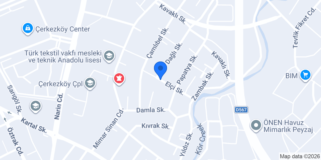 Gökçe Pastanesi konumu