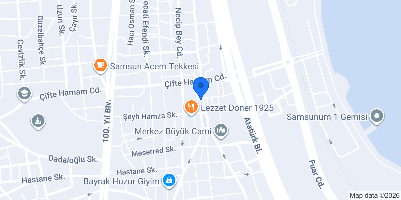 Samsun İşitme Cihazı konumu