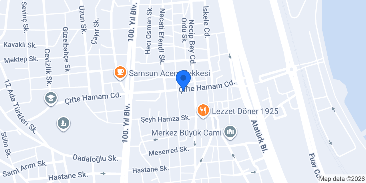 Ziraat Bankası Saathane Şubesi konumu