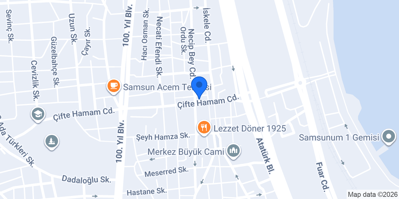 Öztoklar İnşaat konumu