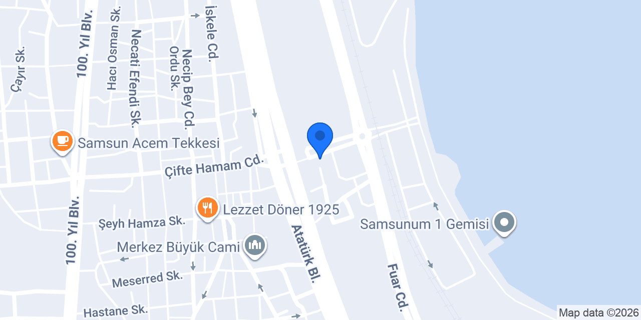 153 Restoran İlçe Terminali konumu