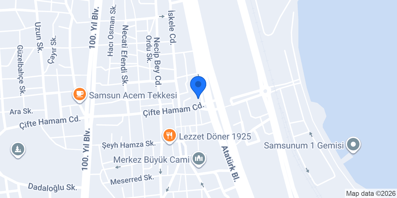 TEB İlkadım Şubesi konumu