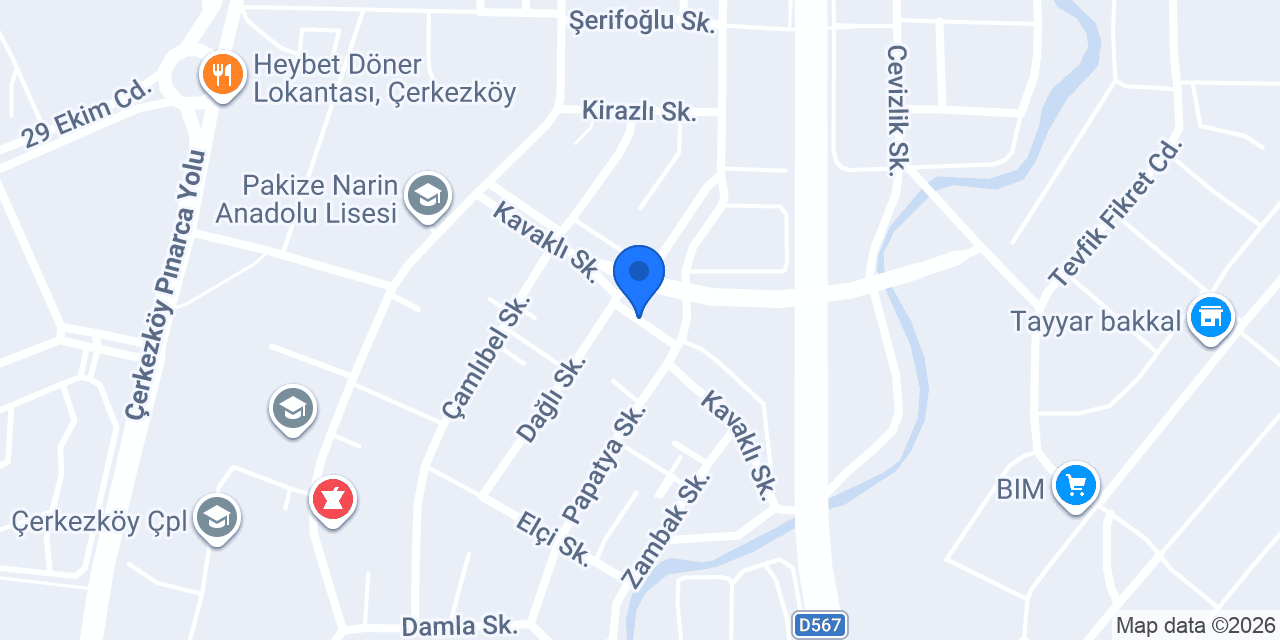 DYB BİLİŞİM konumu