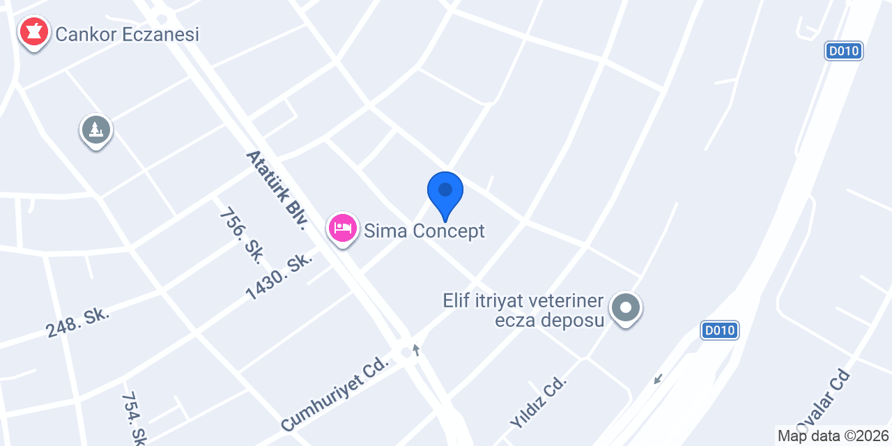 Yeşilkent Anadolu Lisesi konumu