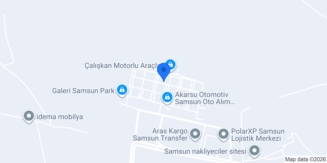 Üçel Oto Galeri konumu