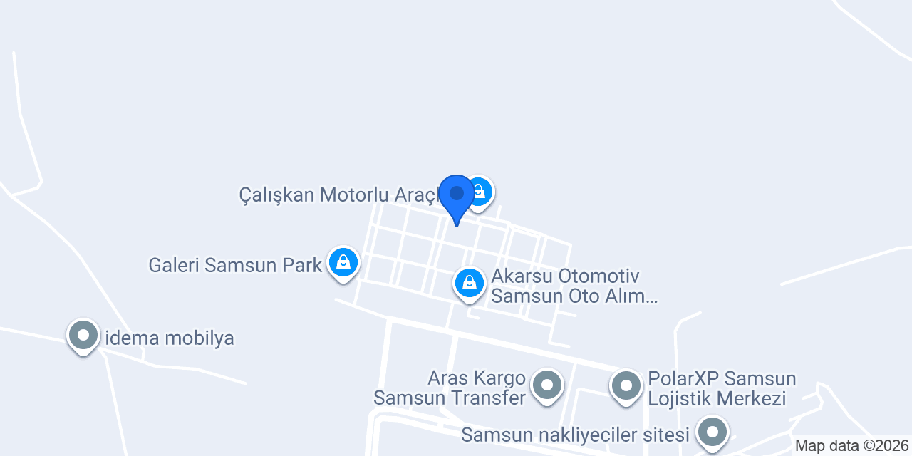 MTX AUTO SAMSUN konumu