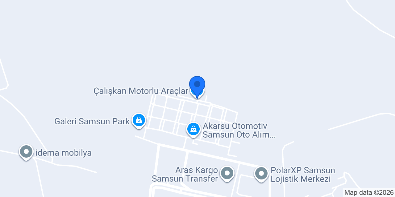 Çalışkan Motorlu Araçlar konumu