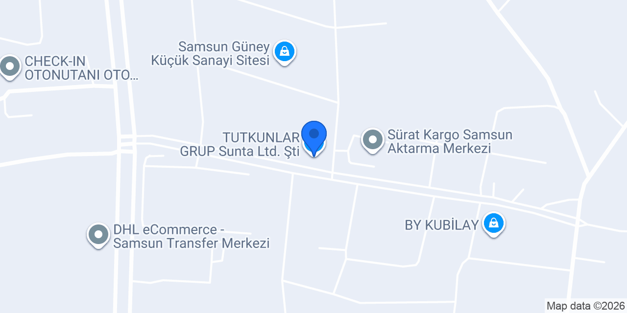 TUTKUNLAR GRUP Sunta Ltd. Şti. konumu