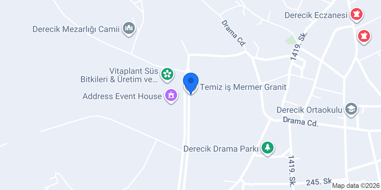 Temiz iş Mermer Granit konumu