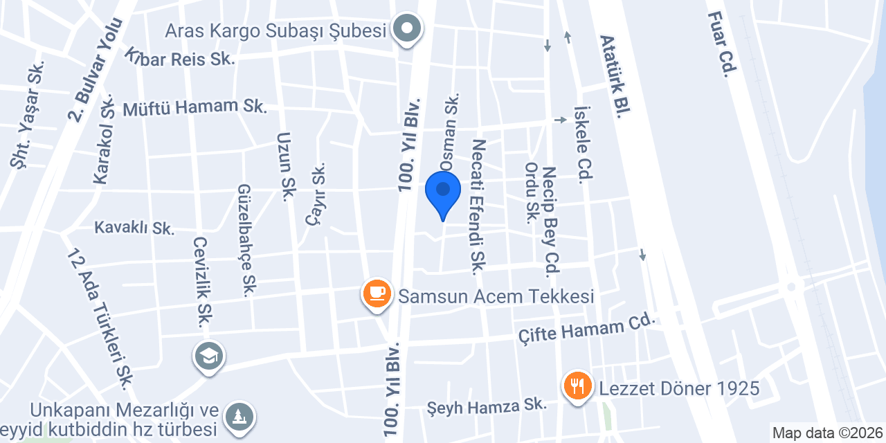 Gökçe Otel konumu