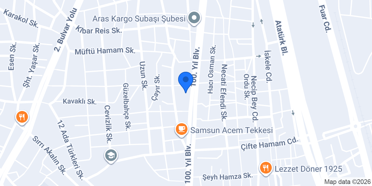 Sürat Kargo Hançerli Şube konumu