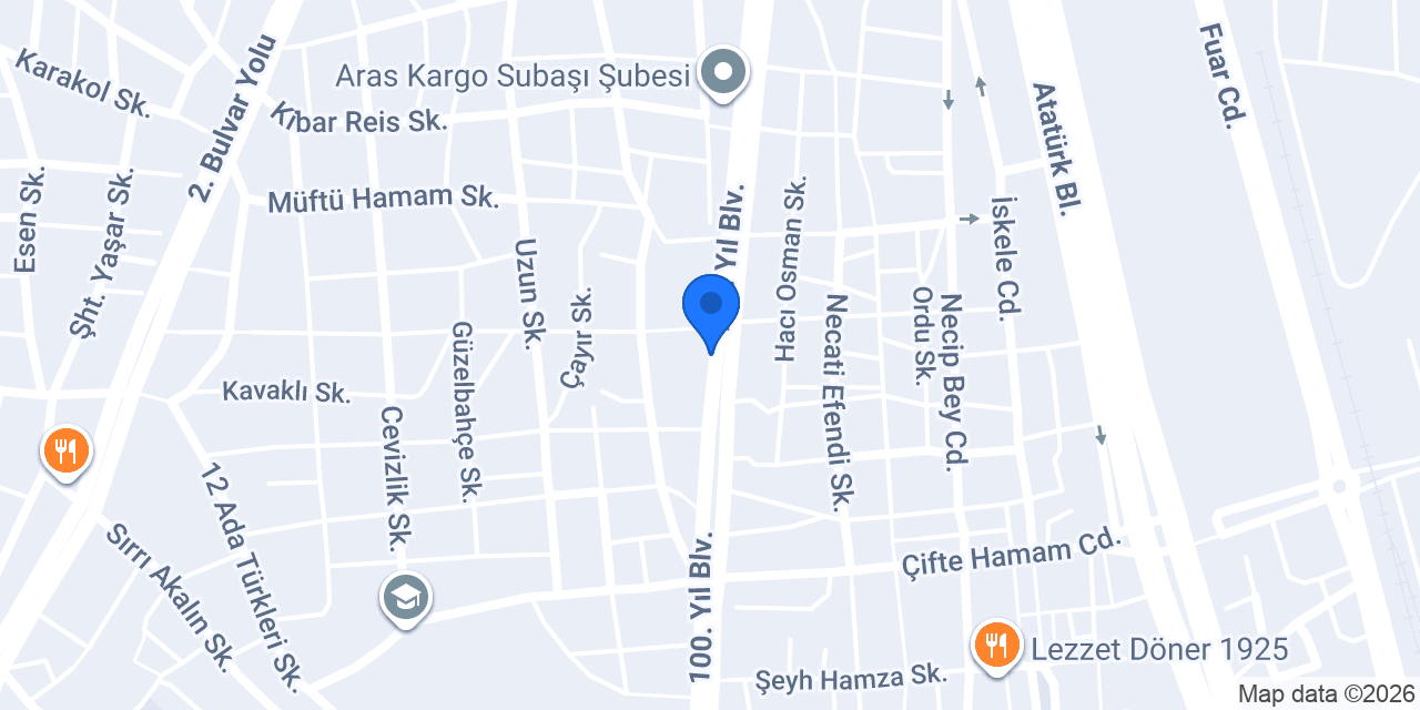 Yurtiçi Kargo Hançerli konumu