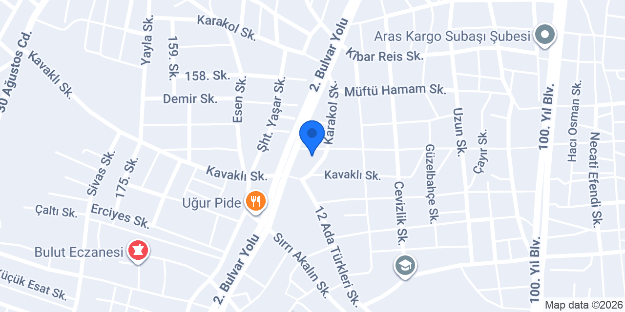 ÖZEL TERME LİMİT ÖZEL ÖĞRETİM KURSU konumu