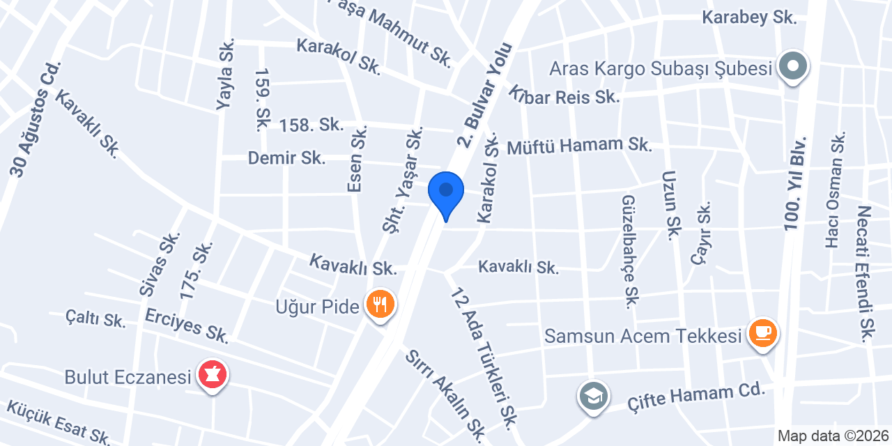 Aksoy Yapı Market konumu