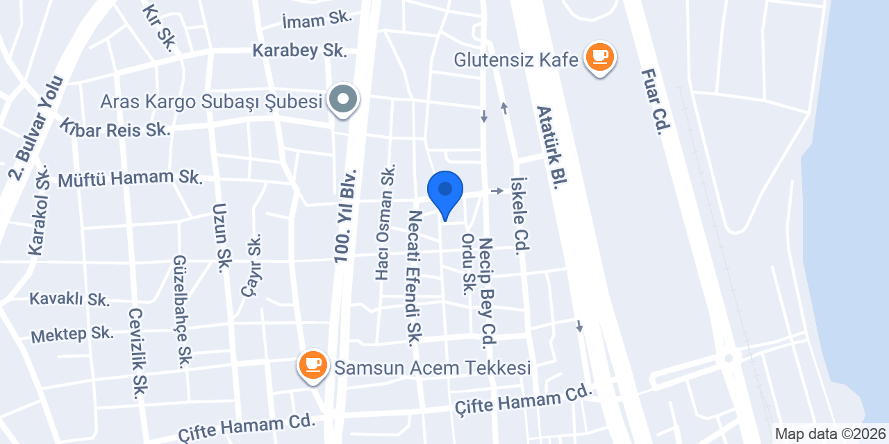 Samsun Ekvator Servis Tur konumu