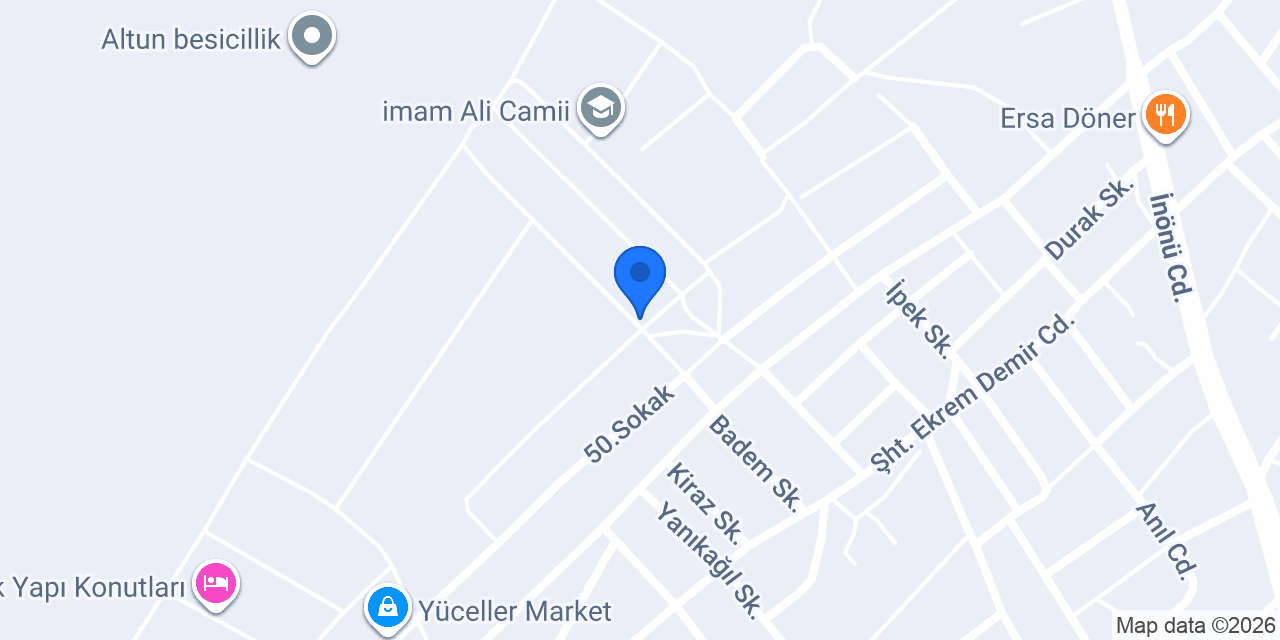 Oses Çiğ Köfte konumu