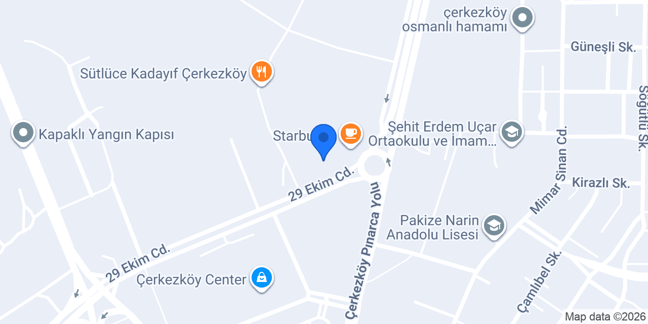 Ayna Psikoterapi Merkezi konumu