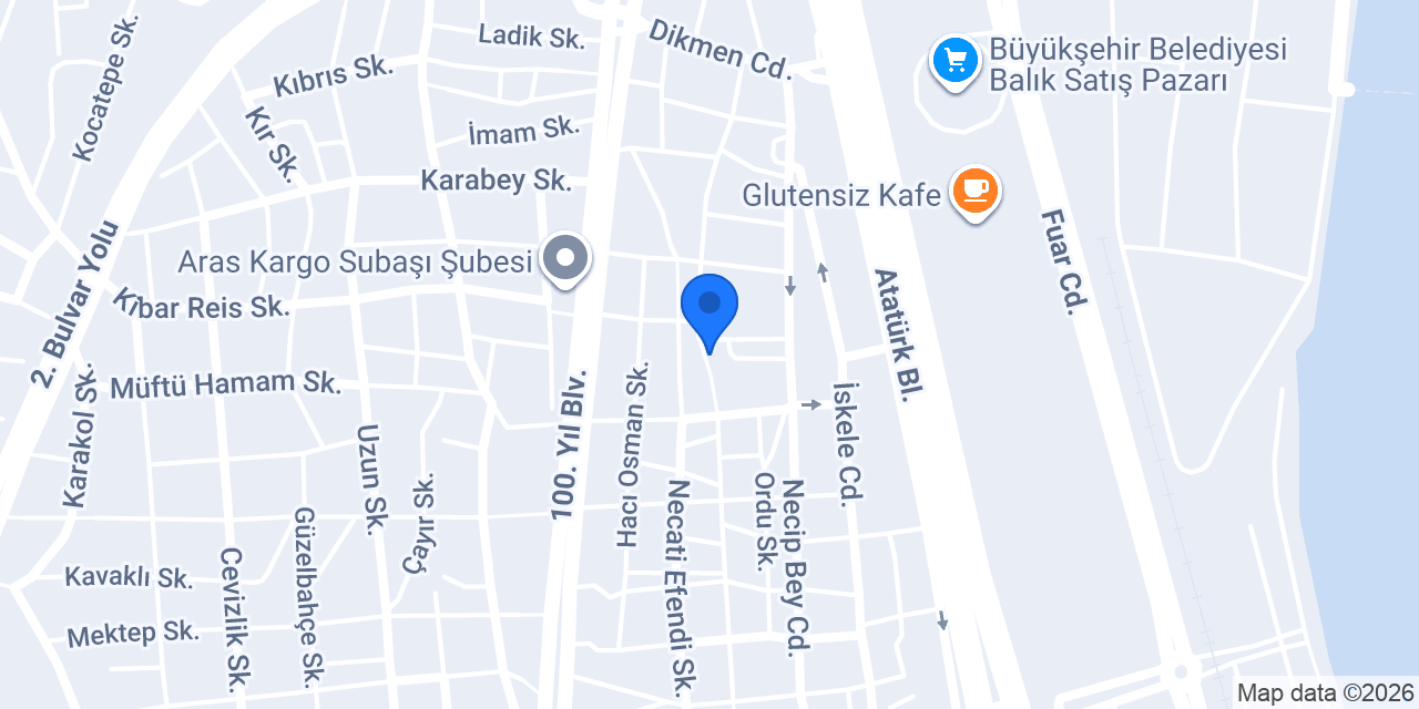 Çelik Makas konumu
