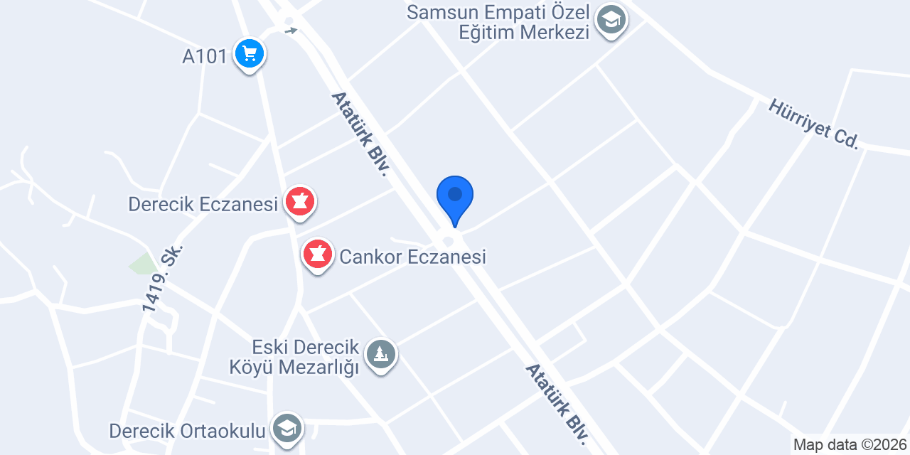 Samsun Doğaltaş konumu
