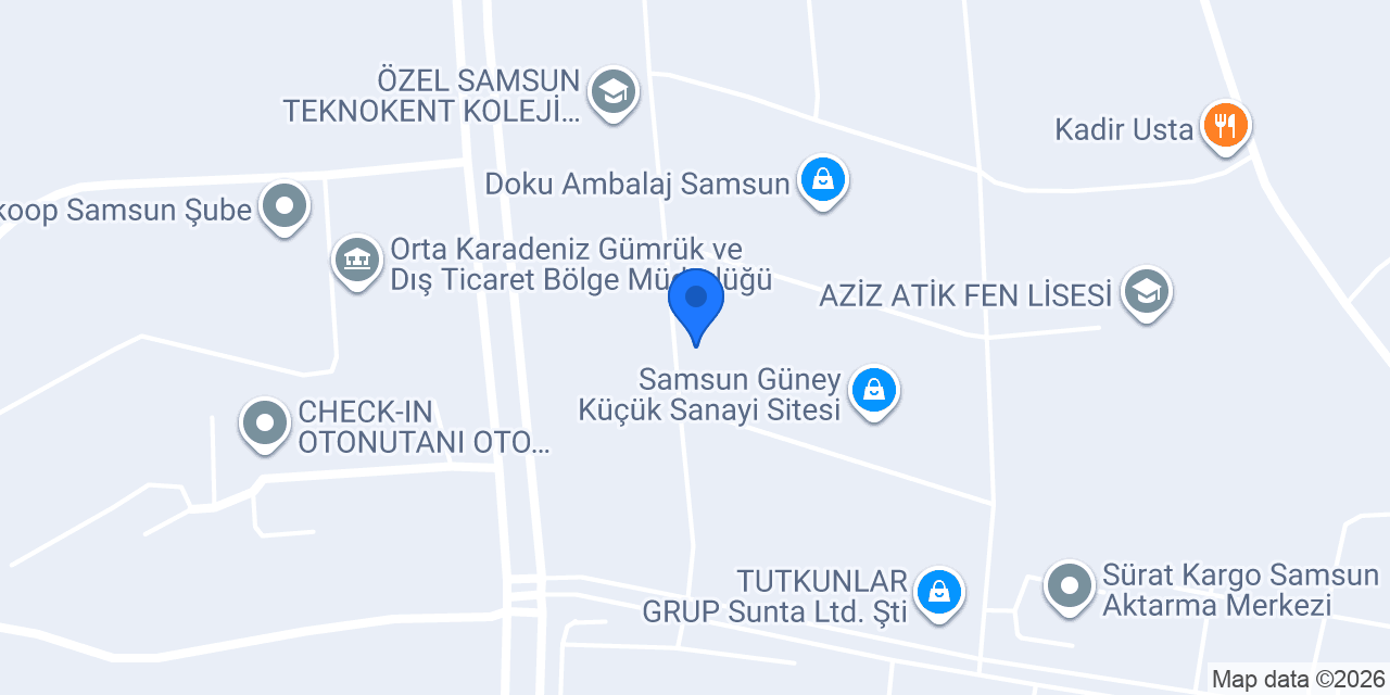 Artı Bir Yapı Samsun konumu