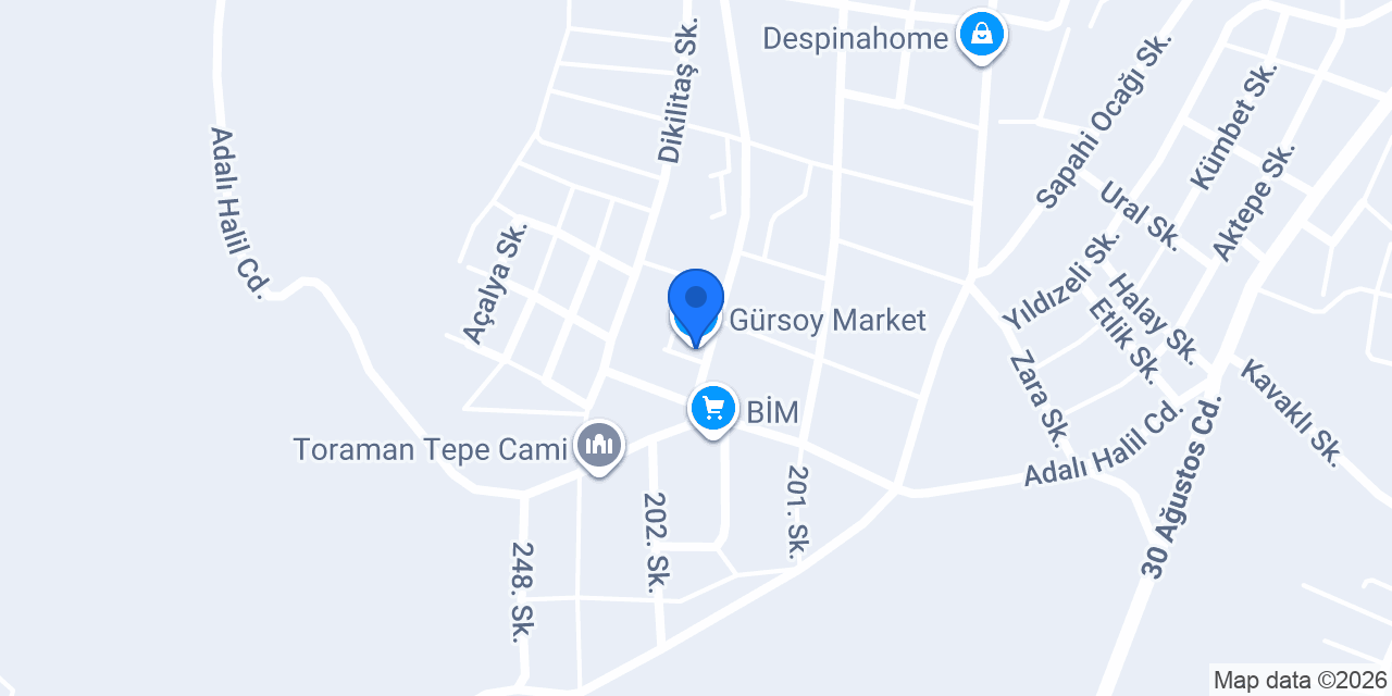 Gürsoy Market konumu