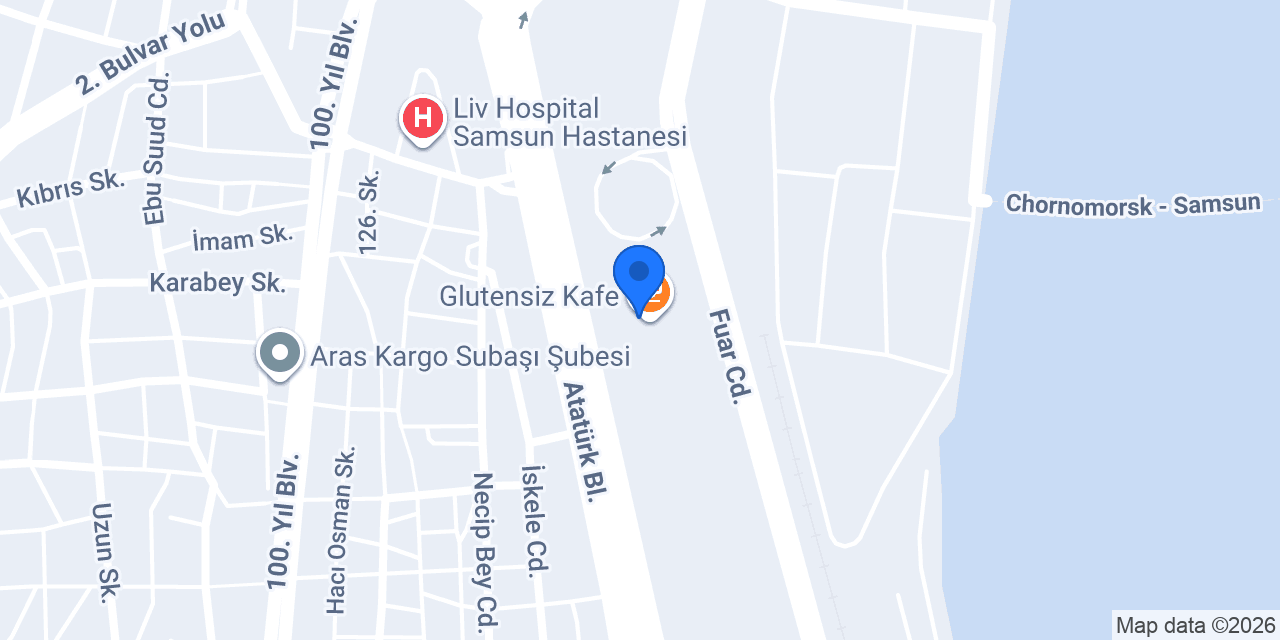 Glutensiz Kafe konumu