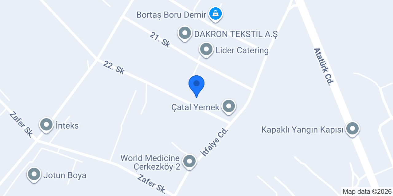 Endafon Yapı Sistemleri konumu