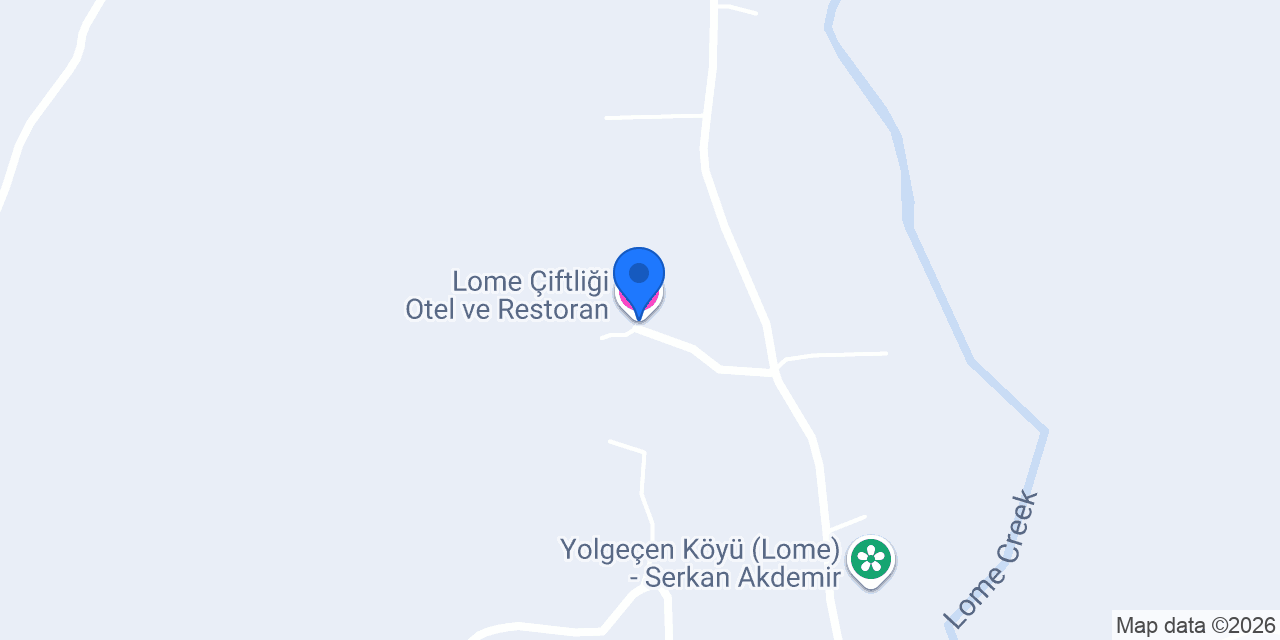 Lome Çiftliği Otel ve Restoran konumu