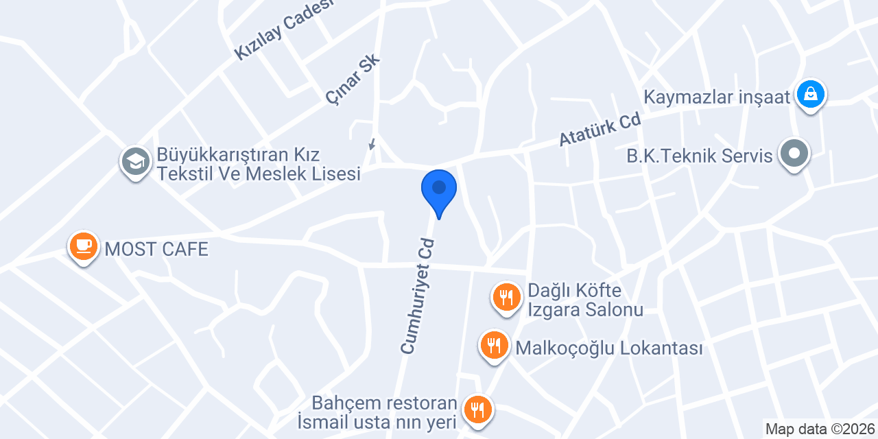 Aldemir Pastaneleri konumu
