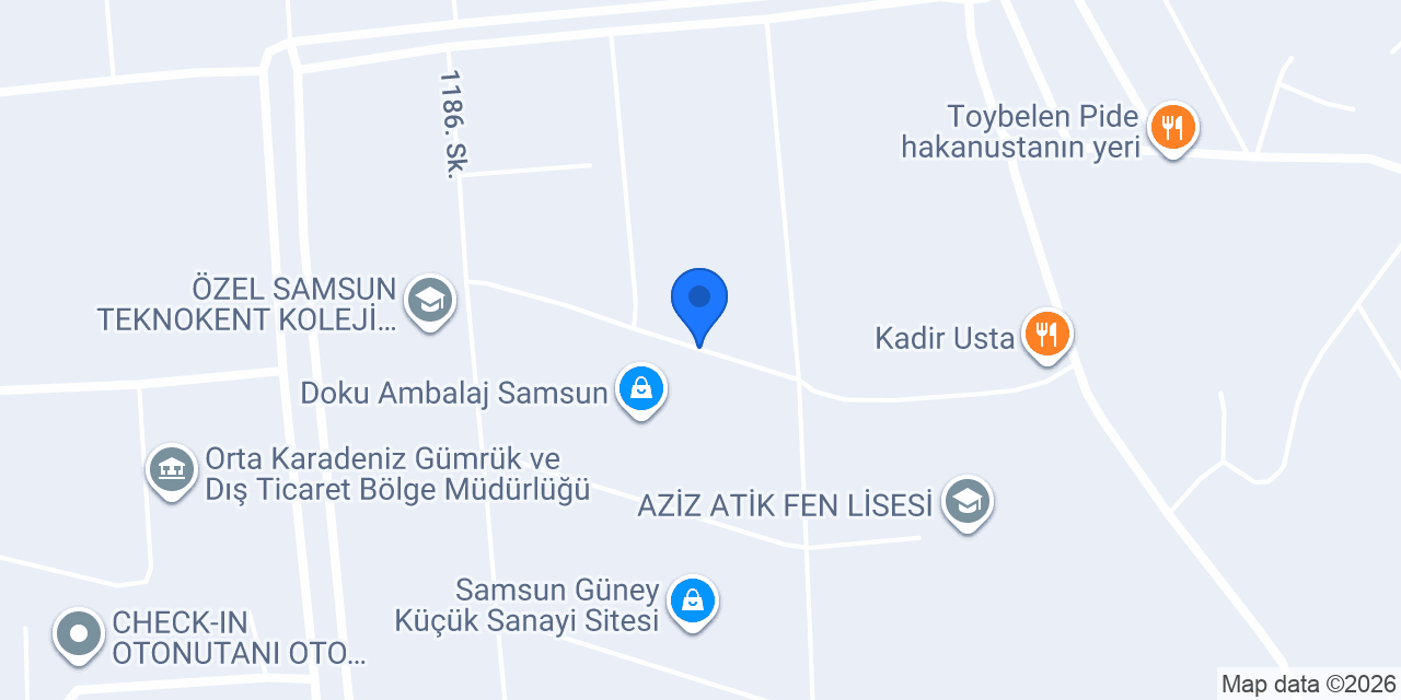 Bakon Elektrik Depo konumu