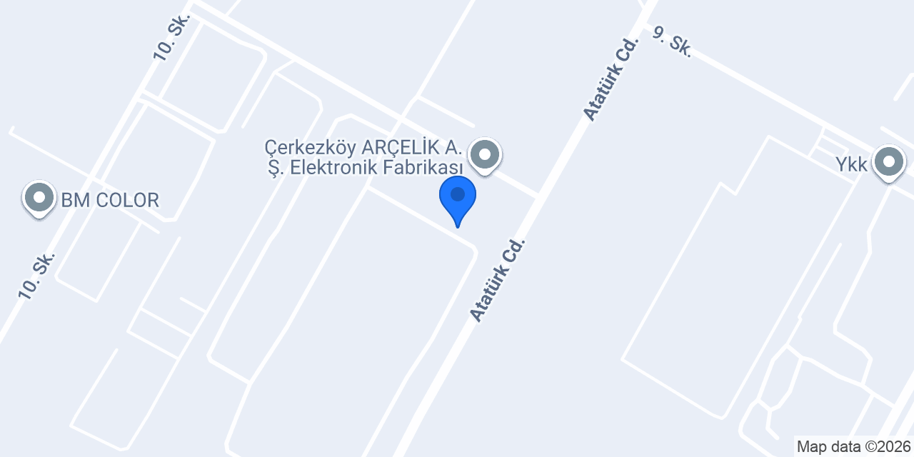 Yapı Kredi - Çerkezköy Arçelik Şubesi konumu