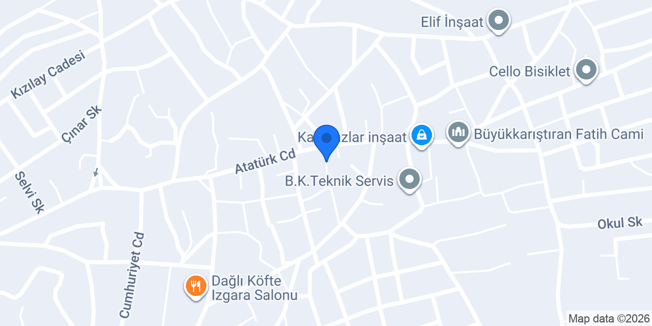Baniçkaci konumu