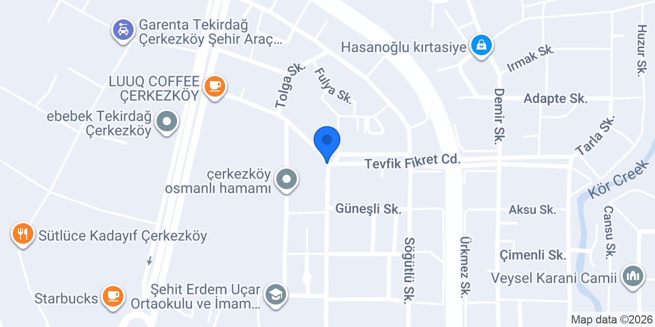 Efe garage konumu