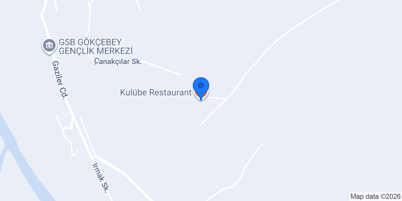 Kulübe Restaurant konumu