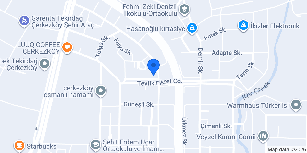 Emek Halı Yıkama konumu