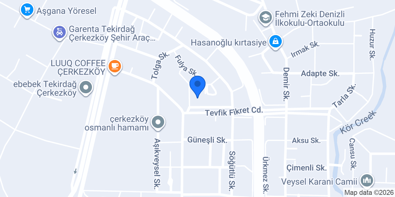 Özeflani Ekmek Fırını konumu